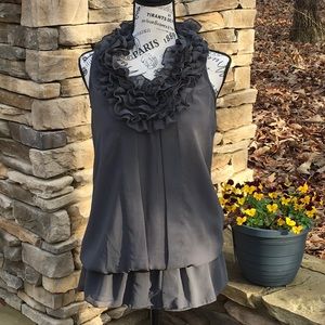 Charcoal grey top